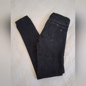RAG & BONE BLACK SKINNY JEANS